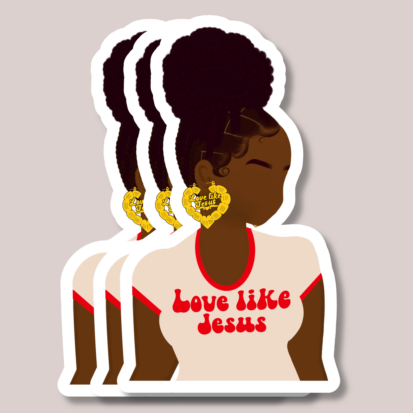 Braids and Bamboo's Sticker