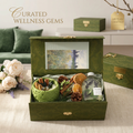 Vintage Green Aromatherapy Gift Box | Luxury Scented Candle & Diffuser Set for Home Fragrance